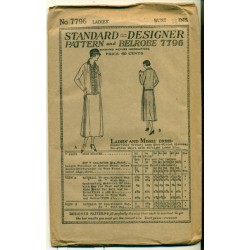 Drop Waist Dress Pattern 1920s Flapper