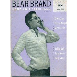 Bear Brand Sweater Knitting Crochet Book