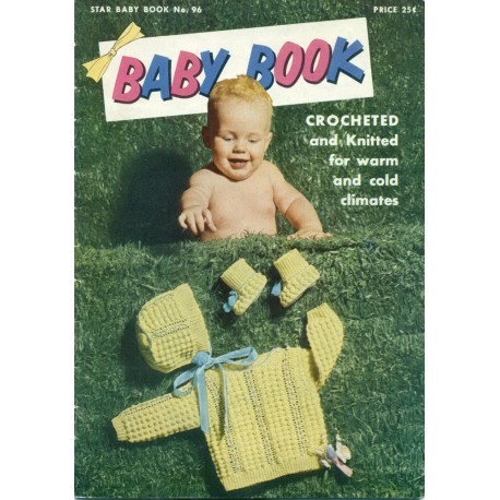 Knit Crochet Pattern Book for Baby Star 96