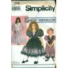 Vintage Girls Dress Sewing Pattern - Daisy Kingdom, Simplicity No. 7698