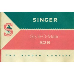 Vintage Singer Style-O-Matic No. 328 Sewing Machine Manual
