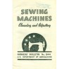 Sewing Machines Cleaning and Adjusting - Farmers' Bulletin Book