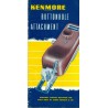 Vintage Kenmore Buttonhole Attachment Manual