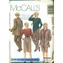 Vintage Womens Jacket Shirt Skirt & Pants Sewing Pattern - McCalls No. 5034