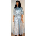 Blue Evening Gown with Jacket - Vintage Brocade