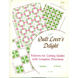 Vintage Aunt Martha's Quilting Patterns - Applique and Pieced