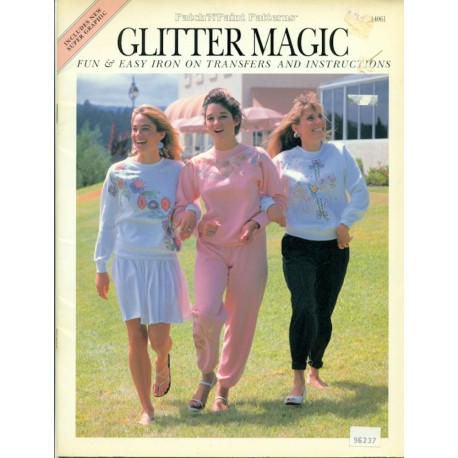 Iron On Transfers 1980s Glitter Magic