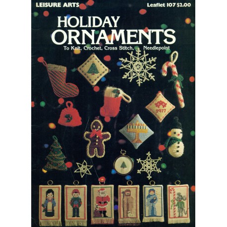 Vintage 1970s Christmas Ornaments - Knit Crochet & More