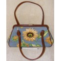 Vintage Isabelle Fiore Handbag - Beaded & Sequined Flowers