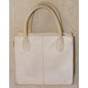 Vintage Giani Bernini Handbag - White Leather
