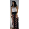 Vintage Patchwork Suede Maxi Skirt - Small 