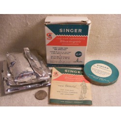 Vintage 1960s Singer Rug & Upholstery Shampoo w/ Box