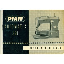 Vintage Pfaff No. 360 Automatic Sewing Machine Manual