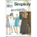 Vtg 1 Hour Dress Sewing Pattern - Simplicity No. 9897