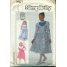 Vintage Girls Dress Sewing Pattern - Gunne Sax Simplicity No. 7401
