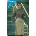 1980s Pencil Skirt Sewing Pattern - Butterick No. 3267 Medium