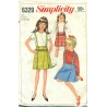 1960s Girls Skirt Suspenders & Shirt Pattern