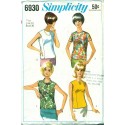 Vintage Womens Shirt Blouse Pattern - Simplicity No. 6930