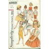 1960s Girls Dress Pants Shirt & Scarf Sewing Pattern - Simplicity No. 4969