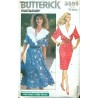 Retro Dress Pattern w/ Full & Slim Skirt - Butterick No. 3595