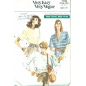 Retro Womens Pullover Shirt Sewing Pattern - Vogue No. 7128