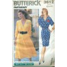 Dress Pattern w/ Full & Slim Skirt - Vintage Butterick No. 3612