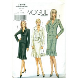 Womens Suit Skirt & Jacket Pattern - Vogue Sewing