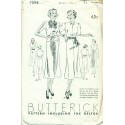 Day Dress Pattern Butterick 1920s 1930s