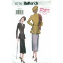 Womens Suit Skirt & Jacket Pattern - Retro Butterick 1940s
