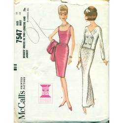 Womens Evening Dress & Jacket Sewing Pattern - McCalls