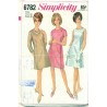 A-Line Dress Pattern Simplicity 1960's