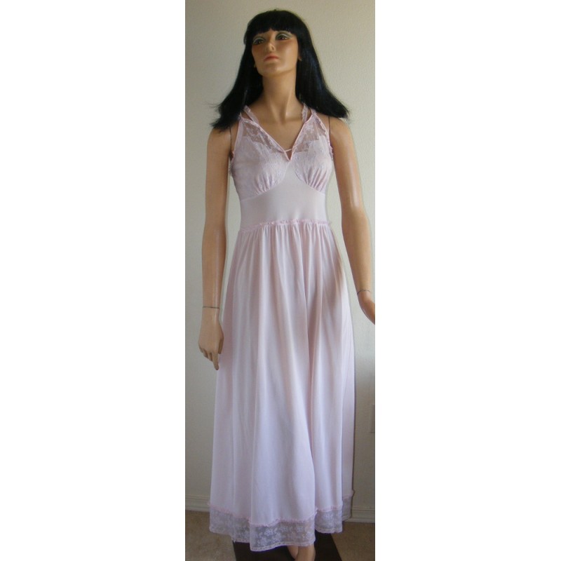 Long Nylon Gowns 73