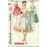 Dress Pattern 1950s Simple Full Skirt