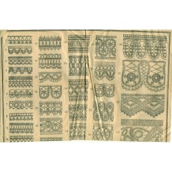 Mysterious Crochet Tatting Pattern Sheet