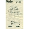 Dress Pattern Instructions Style 2496