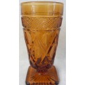 Imperial Cape Cod Water Goblet Amber Glass