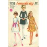 1960s Dress Sewing Pattern Yng Jr Teen