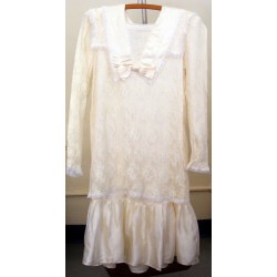 Gunne Sax Dress Girls White Wedding