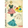 Apron Sewing Pattern 1950s Simplicity Mitts