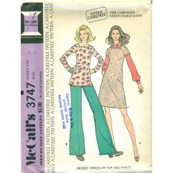 Dress Top Pants Pattern 3747