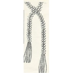Crochet Z Necklace Instructions