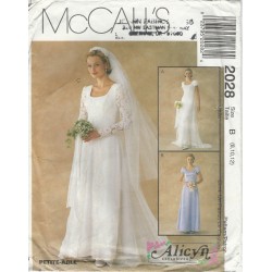 Wedding Dress Pattern Alicyn 2028