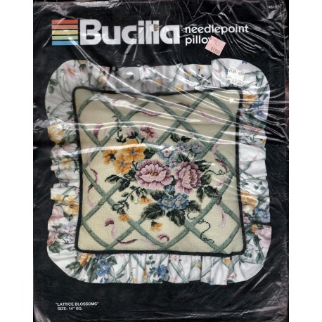 Bucilla Needlepoint Kit 4619 Pillow