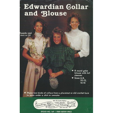 Edwardian Blouse Collar Pat 149