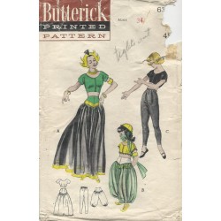 1950s Dancing Girl Pattern 6344