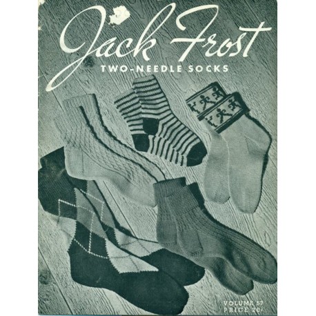 Sock Knitting Patterns 2 Needle Jack Frost
