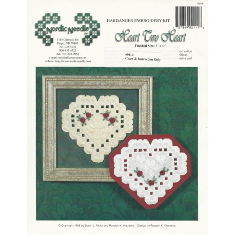 Heart Two Heart Hardanger Pattern