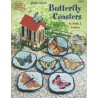 Plastic Canvas Butterfly Coasters
