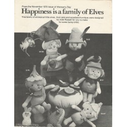 1970s Elf Pattern Women's Day