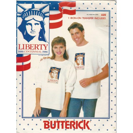 Butterick 499 T-Shirt Sewing Pattern